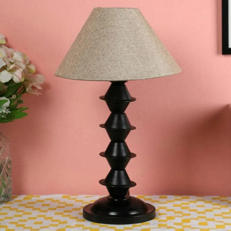 Laepo Missa Fabric Table Lamp - Beige,Black media 3