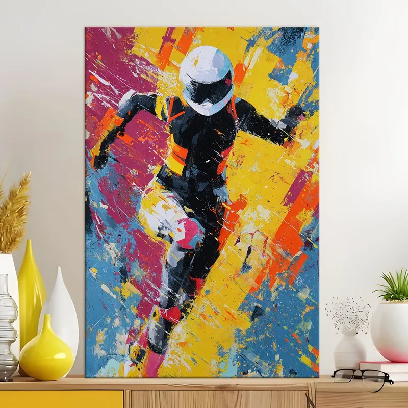 Dynamic Ride Expression Canvas Wall Art media 5