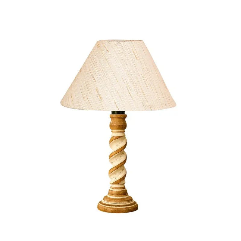 Modera Aivo Wooden Table Lamp - OffWhite media 5