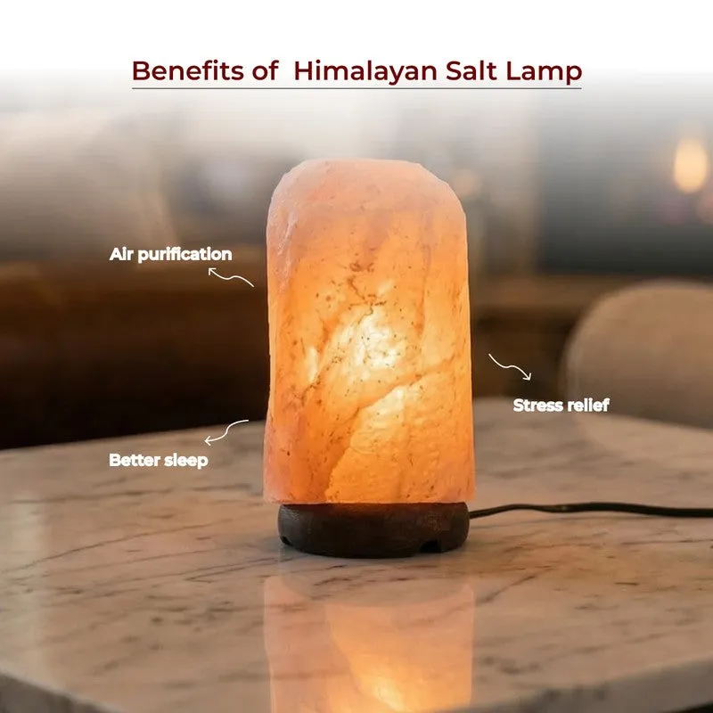 Himalayan Glow Salt Crystal Table Lamp media 4