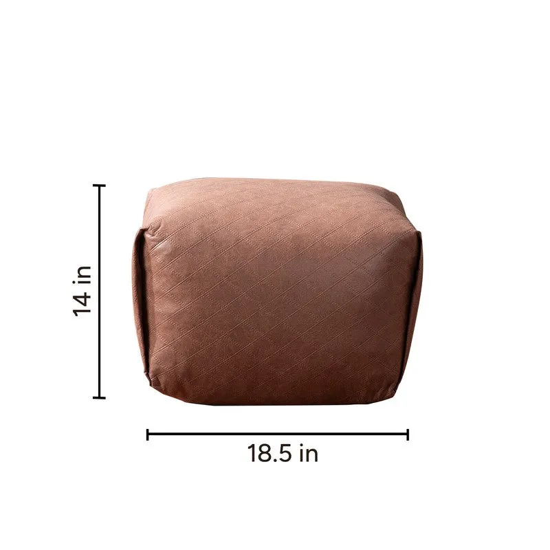 Light Utility Pouffe - Brown media 6