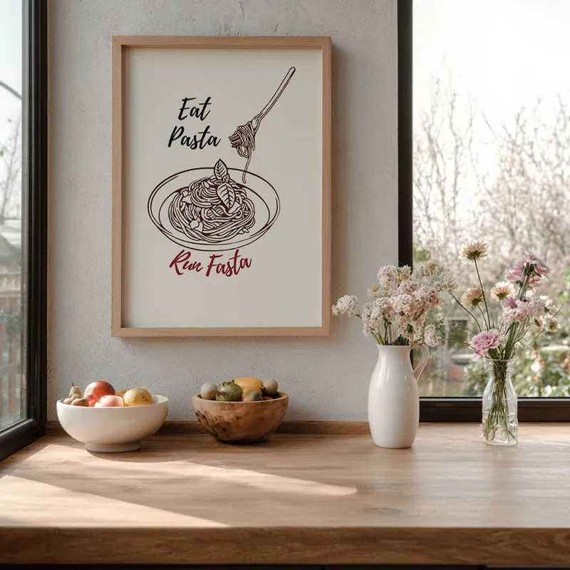 PastaAura Archival Canvas Wall Art - Brown media 6