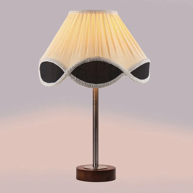 Valenica Rodin Wooden Table Lamp - Multicolor,Silver,Brown media 5