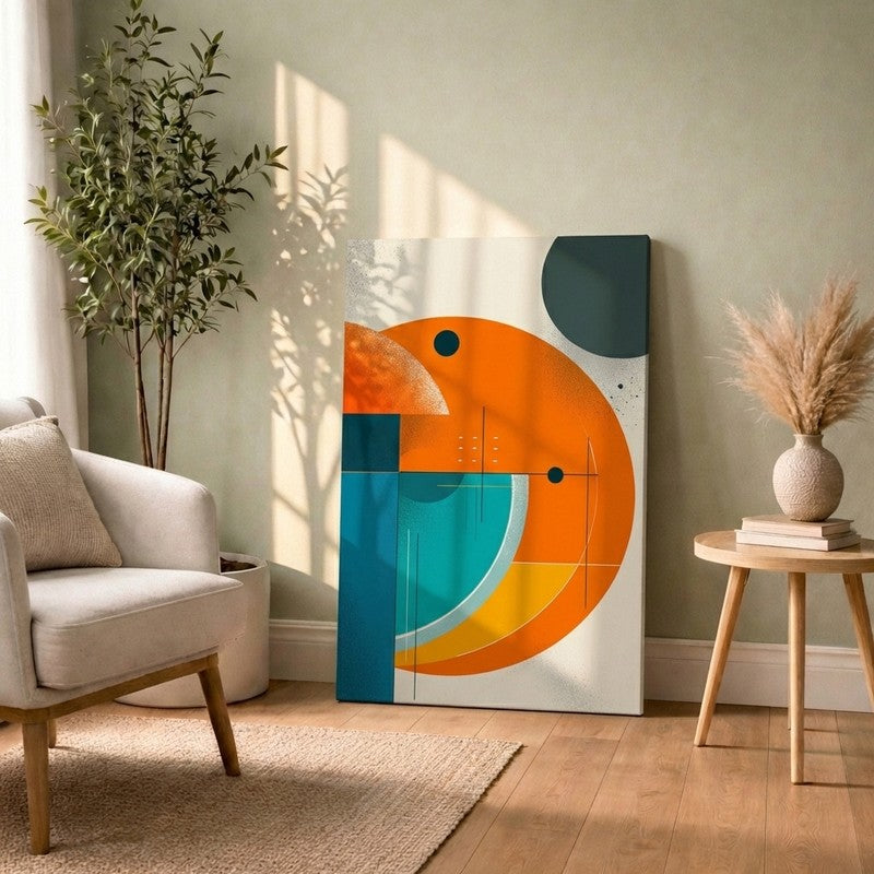Vector Balance Abstract Canvas Wall Art
