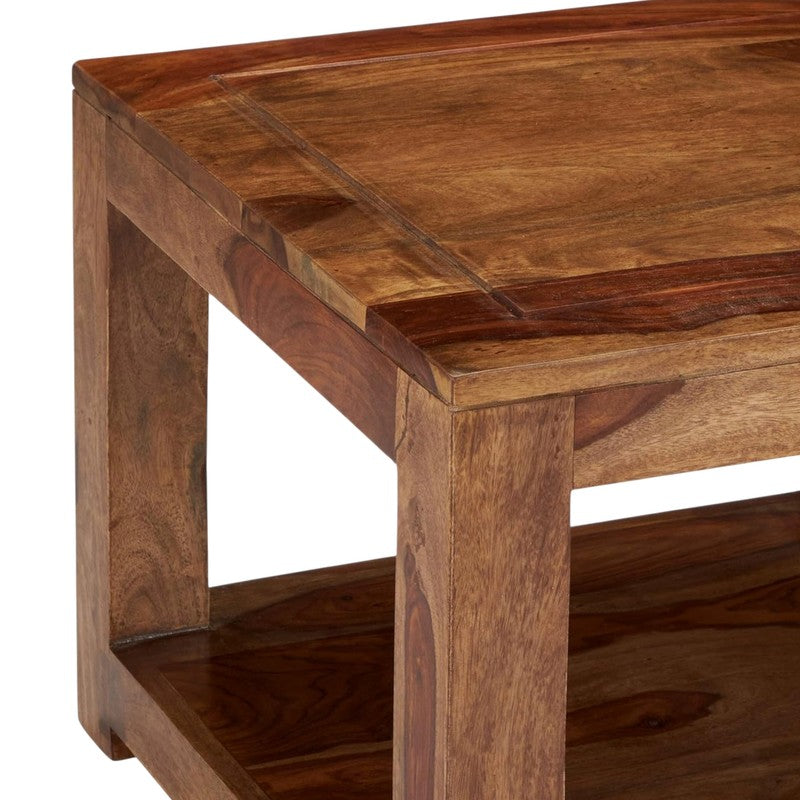 Frixon Sheesham Wooden Center Table - Brown media 7