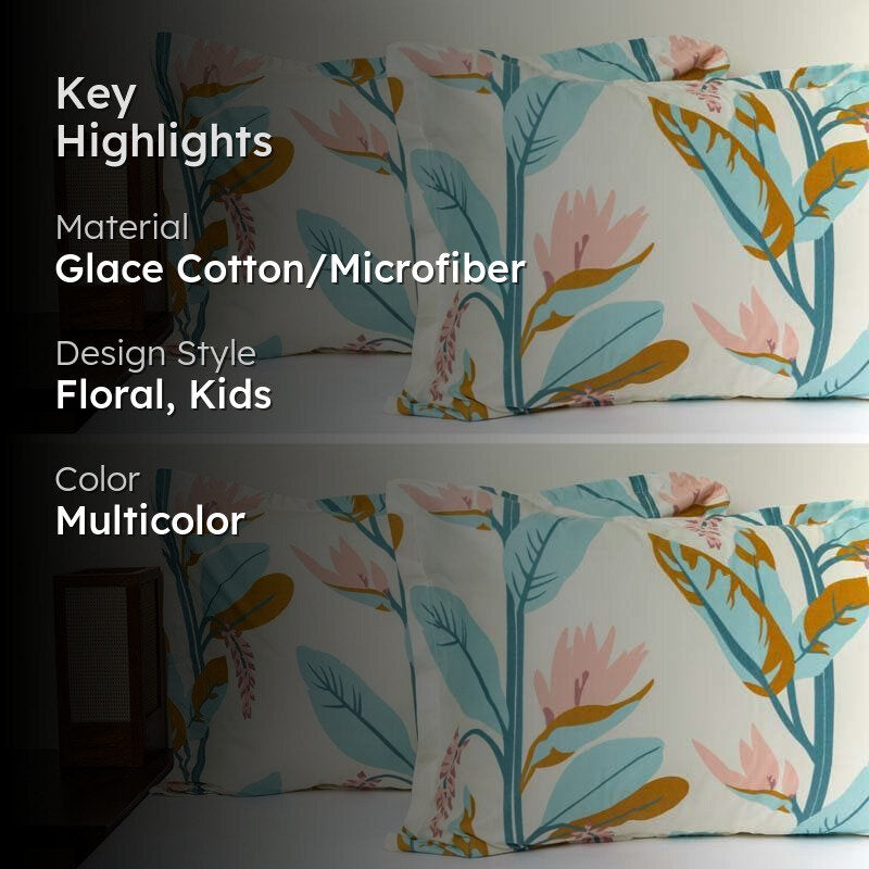 Fleur de'abstracto Pillow cover - Set of Four media 2