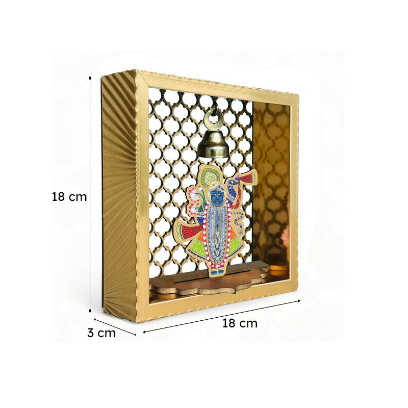 Krishna Deva Wall Mounted Mandir media 6