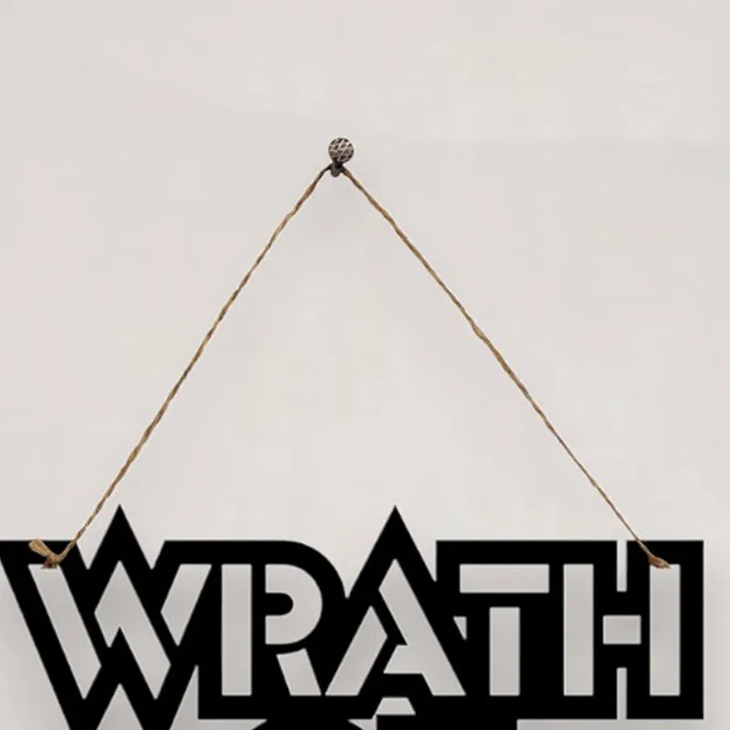 Wrath Of Heaven Mild Steel Wall Accent media 4