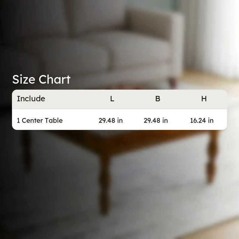 Oervon Sheesham Wooden Center Table - Brown media 9