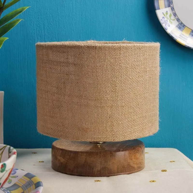 Dum Dum Fabric Table Lamp - Brown media 3