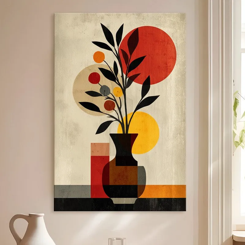 Abstract Botanical Form Canvas Wall Art media 4