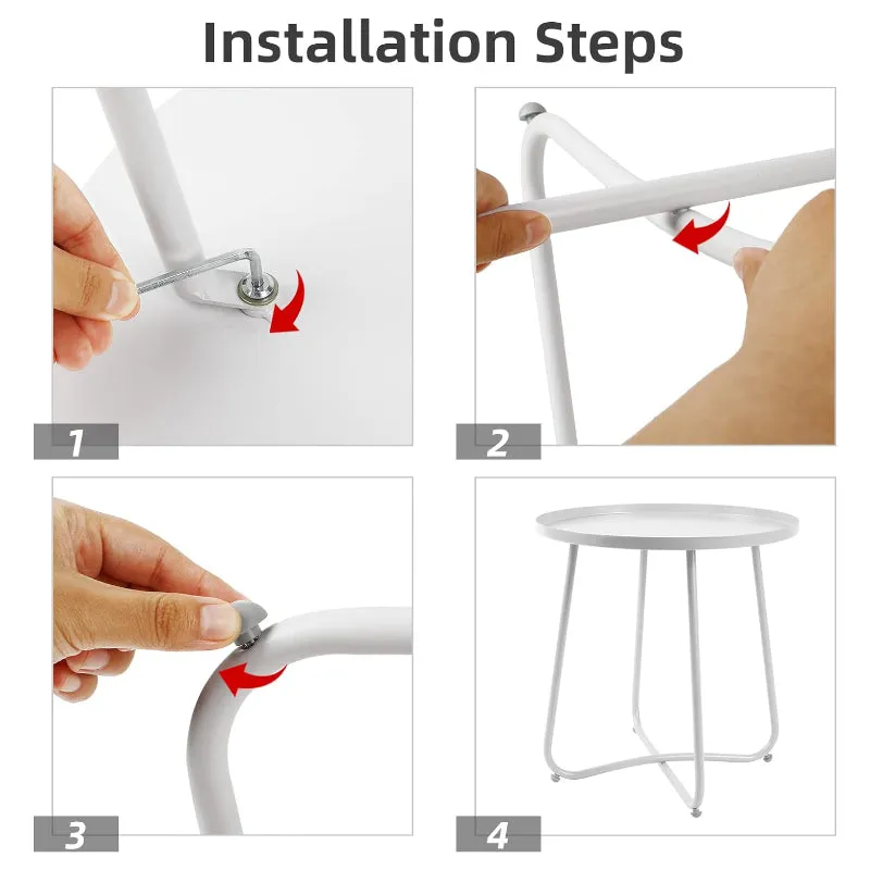 Ima Accent Table - White media 5