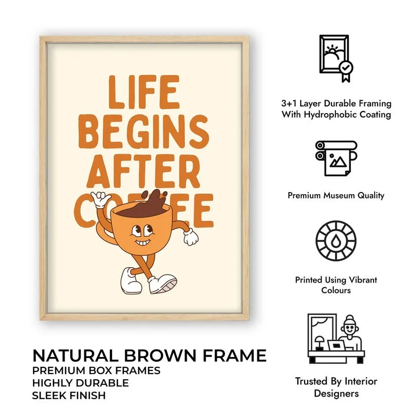 QuotedCoffee Archival Canvas Wall Art - Brown media 12