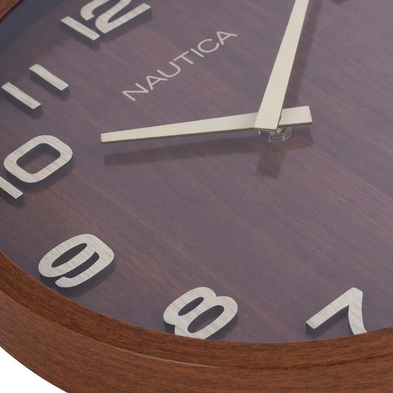 Nautica Orbit Analog Wall Clock media 5