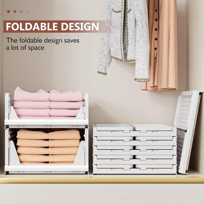 Laxis WardrobePro Cloth Organizer - Set Of Four media 3
