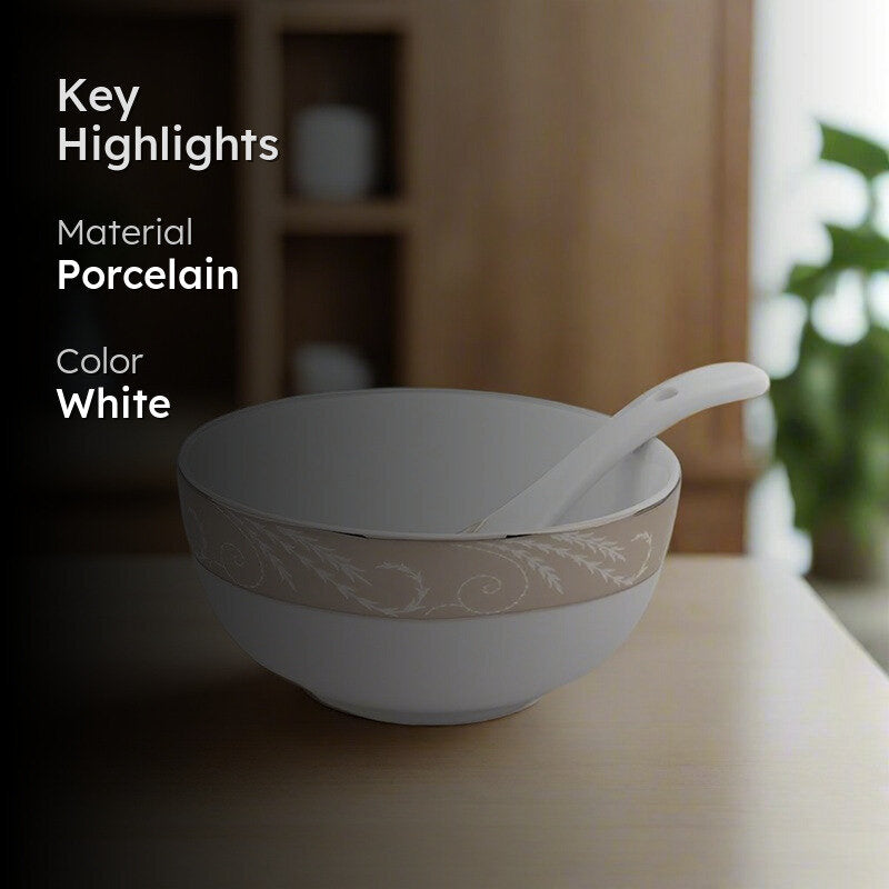 Aweesy Gold Soup Bowl - Twelve Piece Set media 2