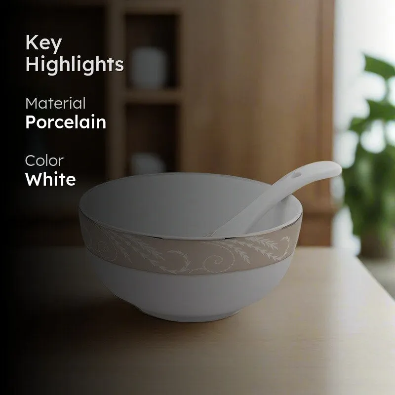 Aweesy Gold Soup Bowl - Twelve Piece Set media 2