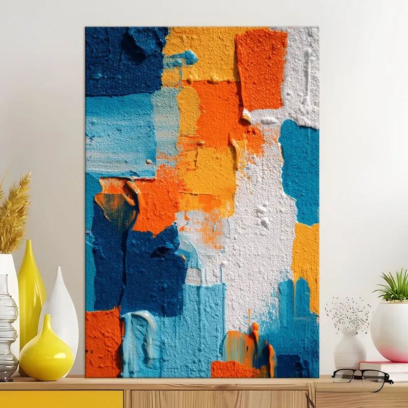 Brushstroke Abstract Texture Canvas Wall Art media 5