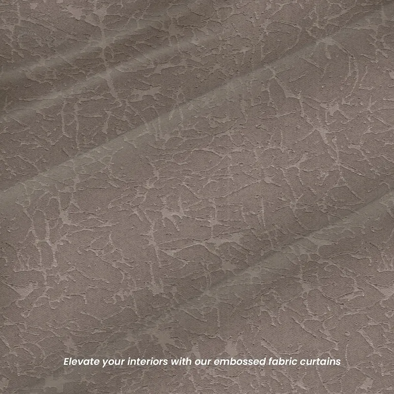 Urban Space Earth Crust Blackout Curtain (Soft Brown) - Set Of Two media 3