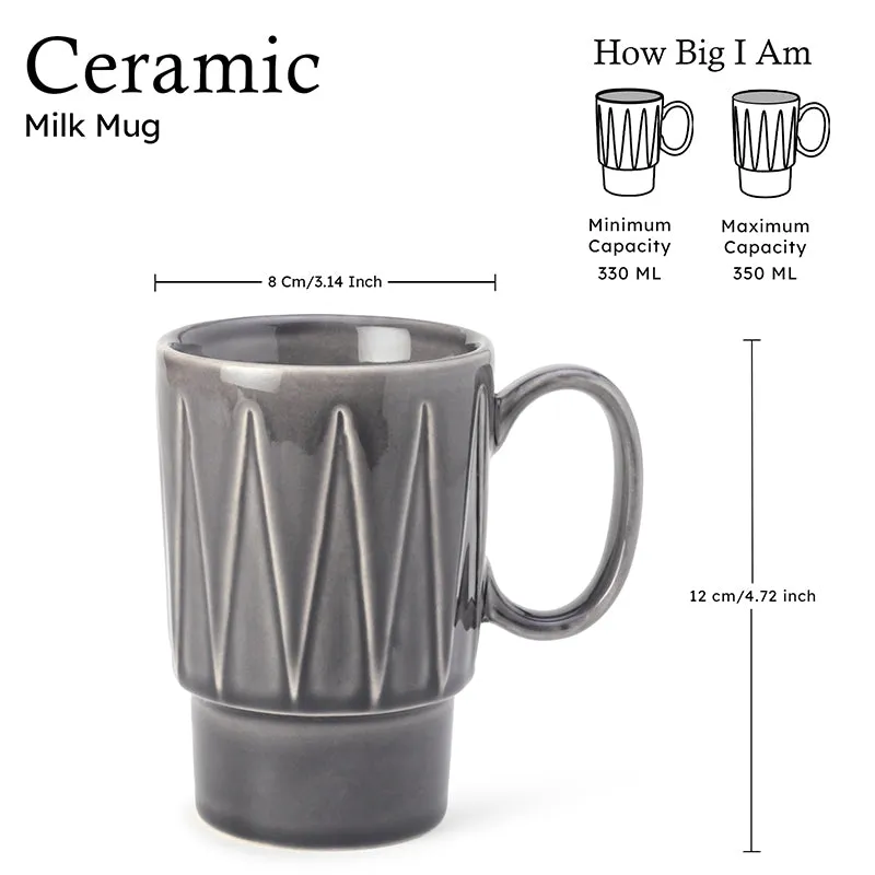 Kindred Ceramic Mug (Ash Grey) - 350 mL media 6