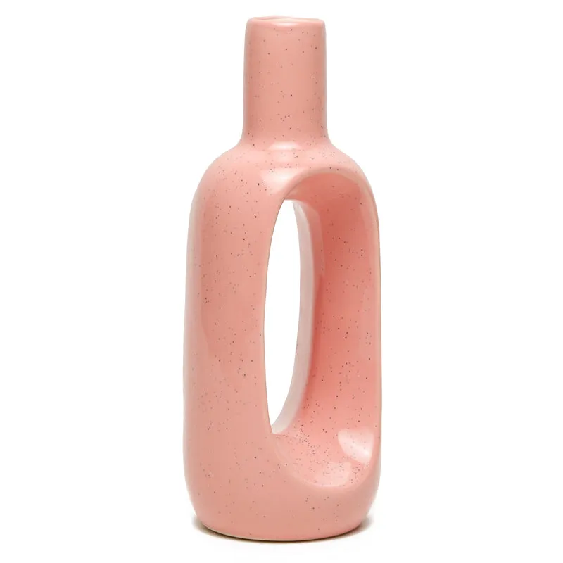 Concetta Ceramic Vase (Pink) - Set Of Two media 5