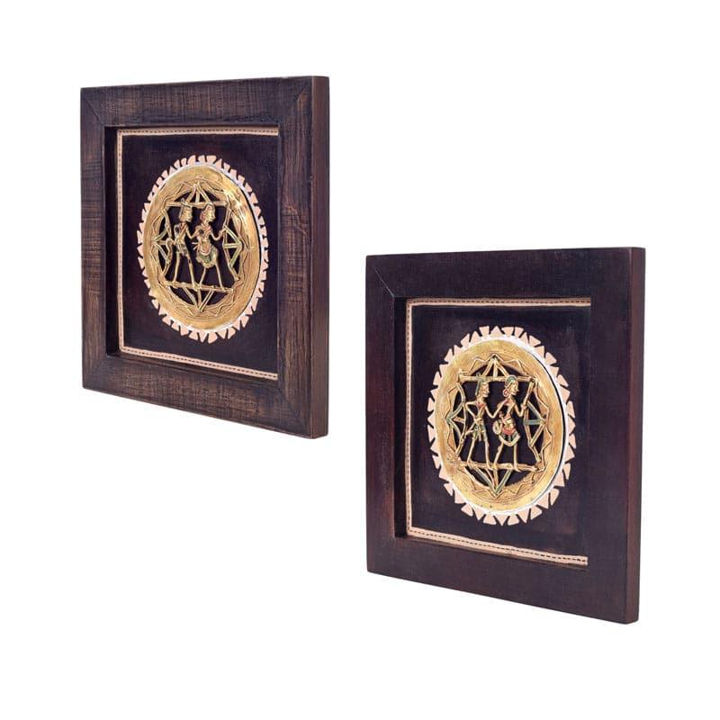 Majori Dhokra Wall Art - Set Of Two media 4