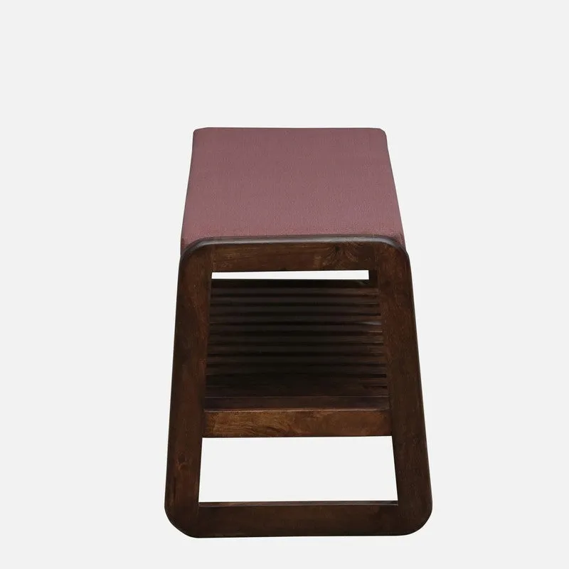 Tread Mango Wood Shoe Rack - Pink media 7