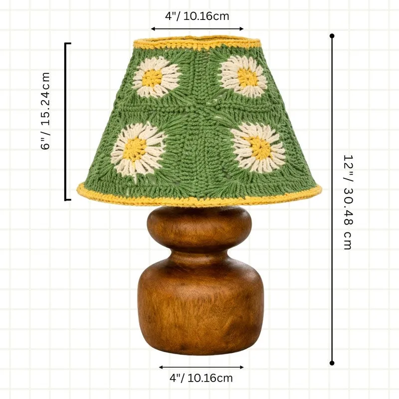 Astero Signature Wooden Table Lamp - Green media 8