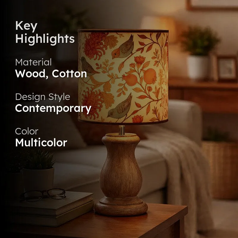 BirdMuse Glow Wooden Table Lamp media 2