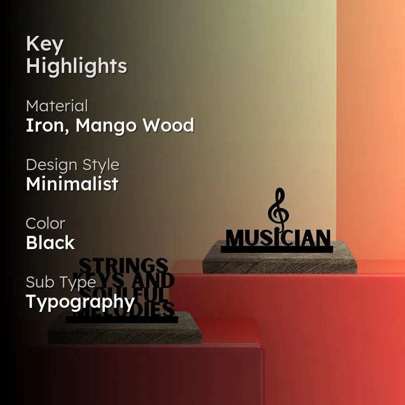 Melodies & Musician Showpiece - Set Of Two media 2