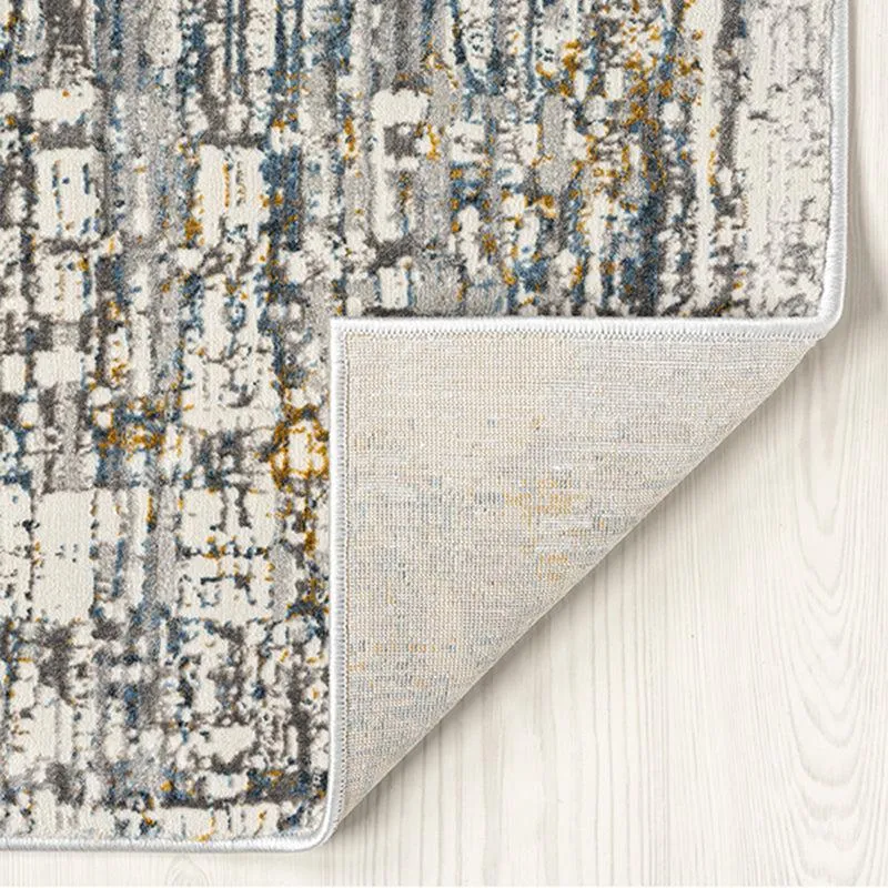 Ioda Abstract Carpet - Grey & Blue media 4