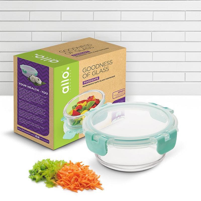Crusade Round Glass Container - 390 ML media 3