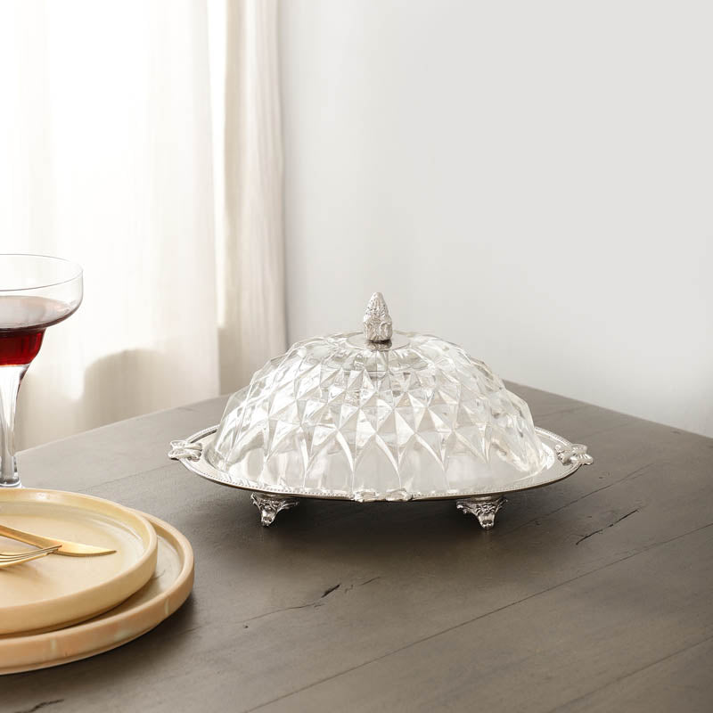 Tiara Cake Stand - Silver