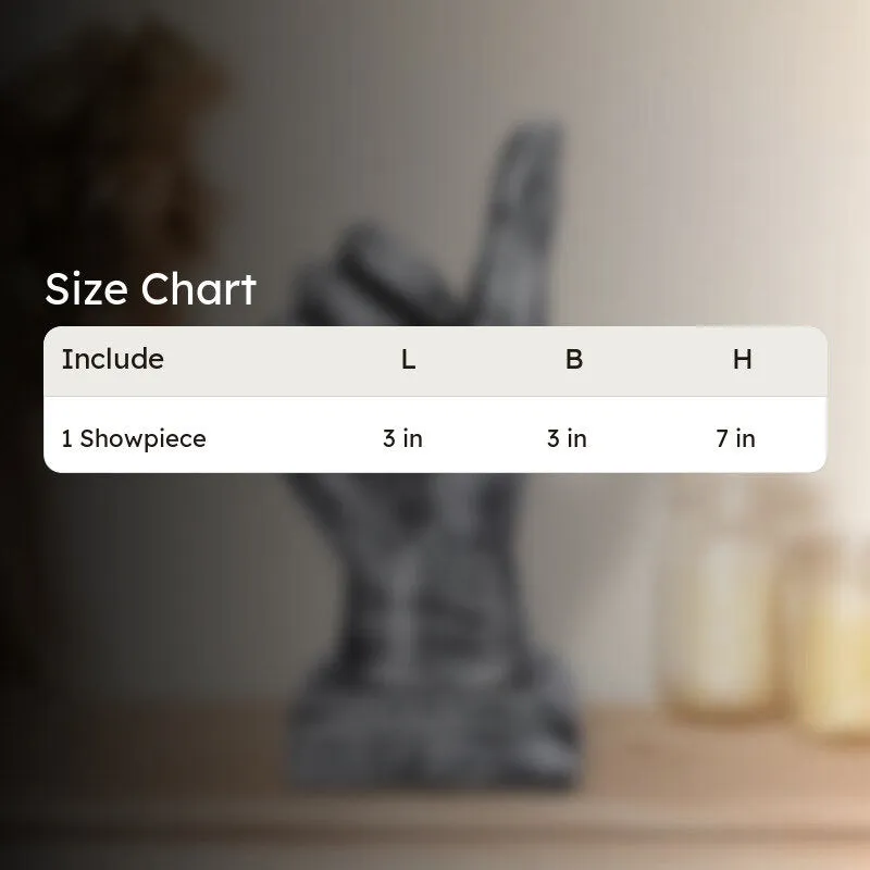 Thumbs Up Showpiece - Silver media 6