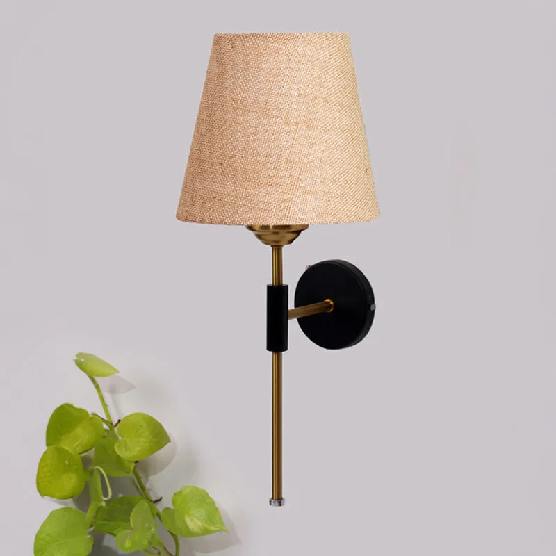 Beryll Jute Wall Lamp - Beige media 3