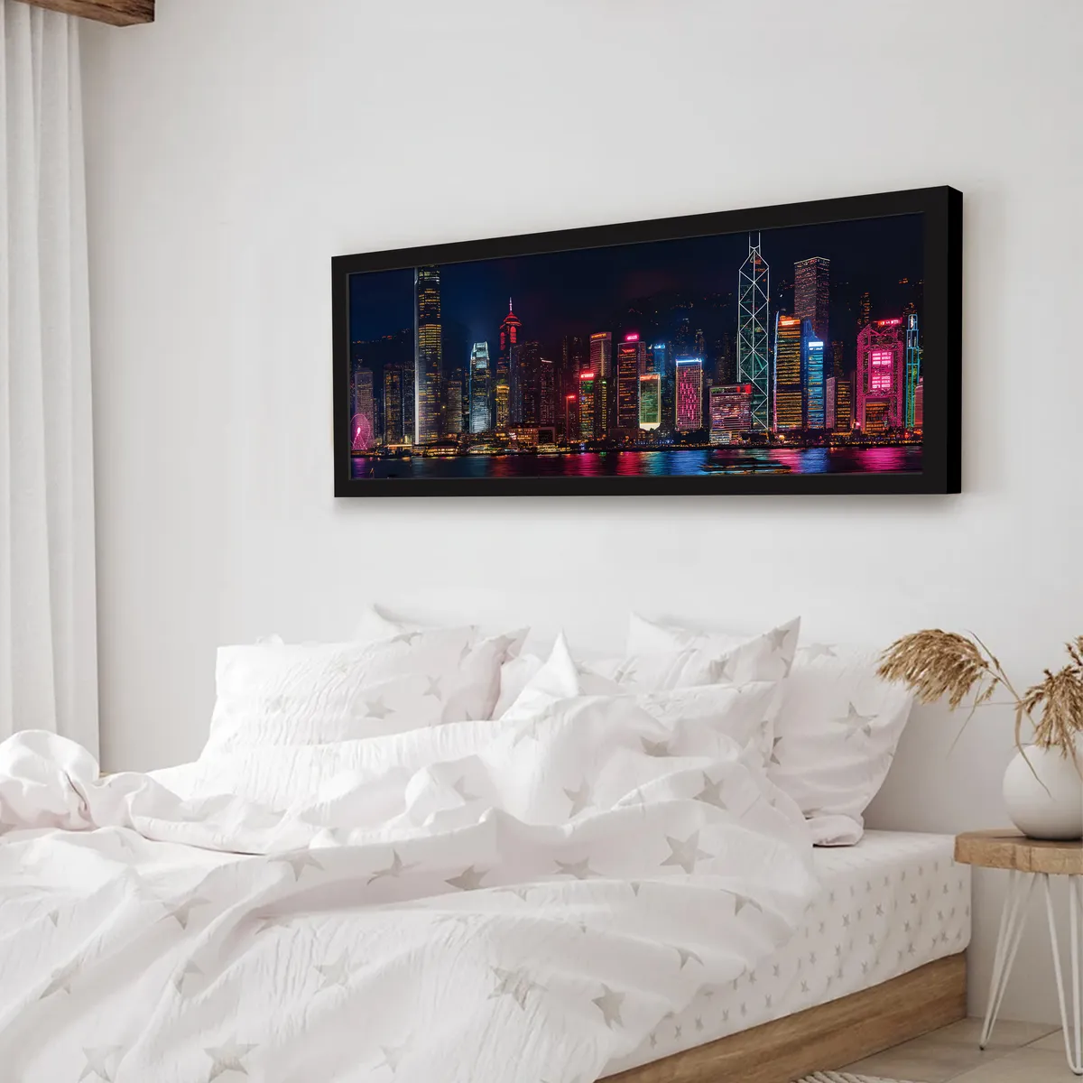 Luminor Night City Wall Art With Frame media 4