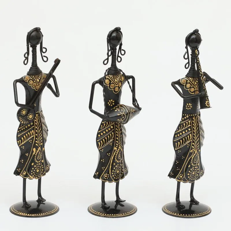 Cultural Cadence Metal Showpiece - Set Of Three media 4