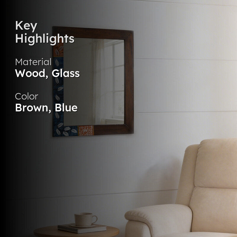 Dona Wooden Mirror media 2