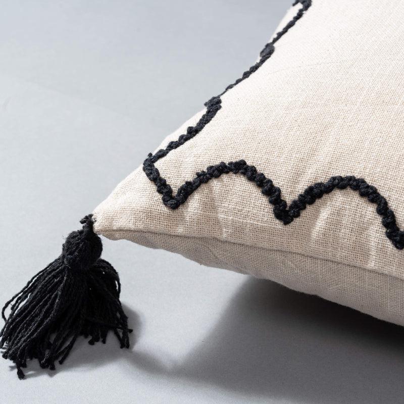 Quetzal Embroidered Abstract Cushion Cover - Set Of Two media 6