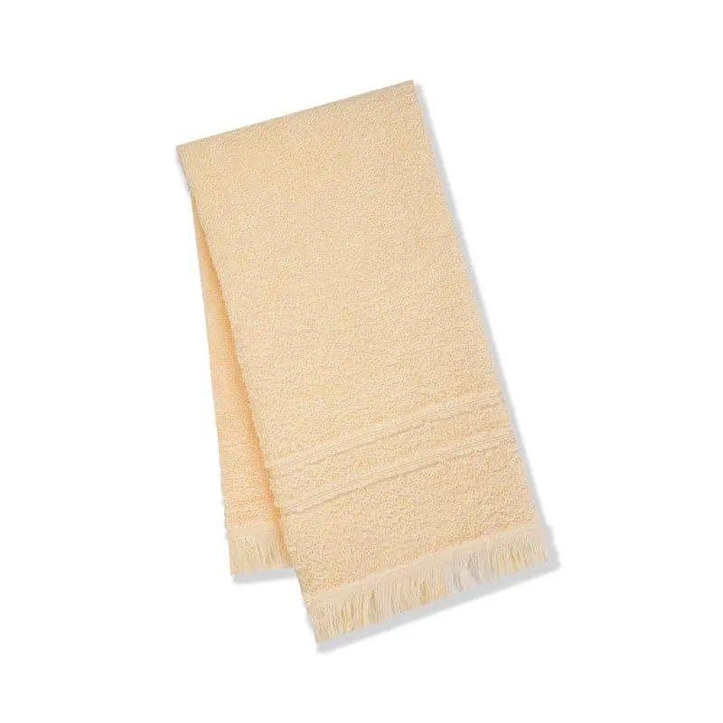 Micro Cotton LuxeDry Soothe Hand Towel (Beige) - Set Of Two media 4