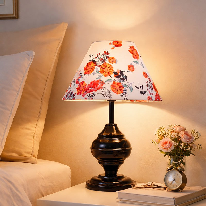 FloraDazzle Metal Table Lamp