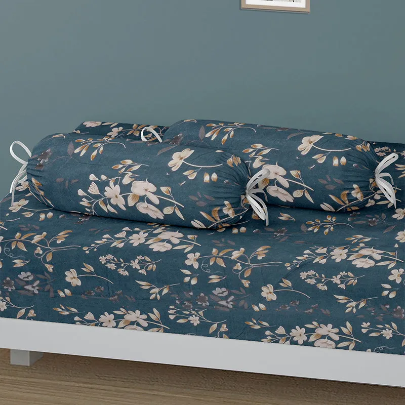 Blue Nature Diwan Set - Six Piece Set media 3