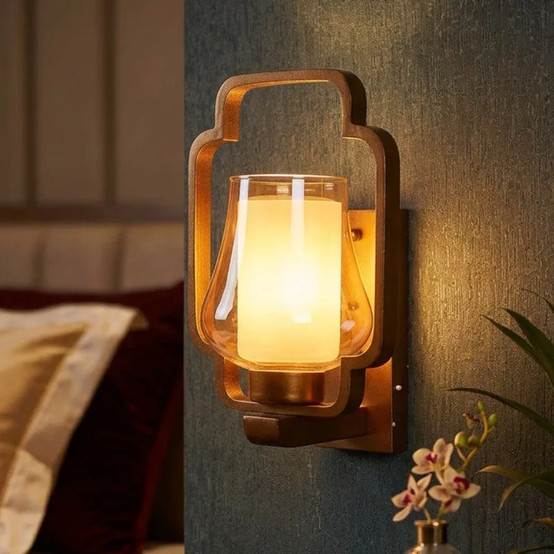 Inuite Wooden Wall Lamp media 1