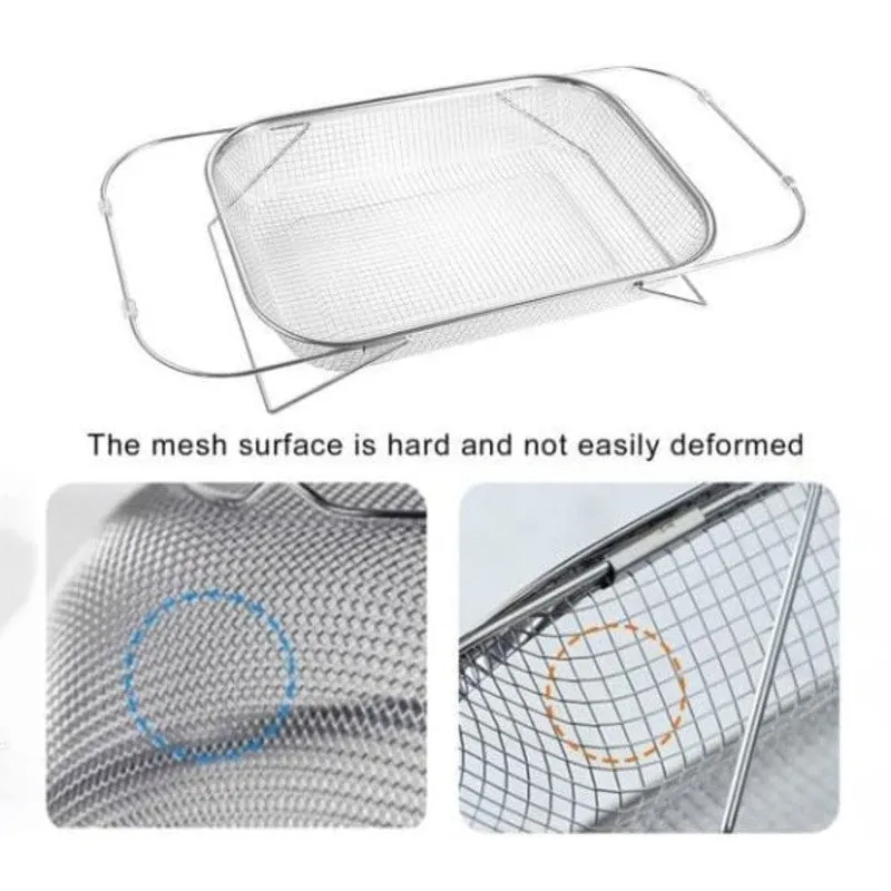 Versatile Steel Draining Rack & Fruit Basket media 3