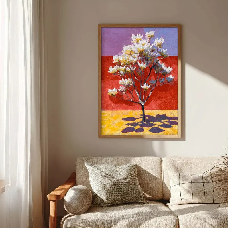 Elvane Canvas Wall Painting With Brown Frame media 7