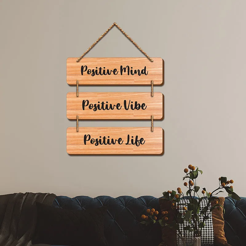 Positive Chime Wood MDF Wall Hanging media 5