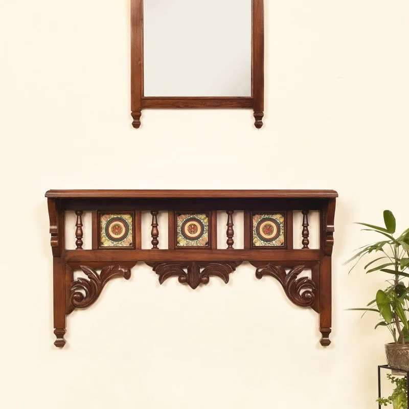 Aria Teak Wood Shelve media 6