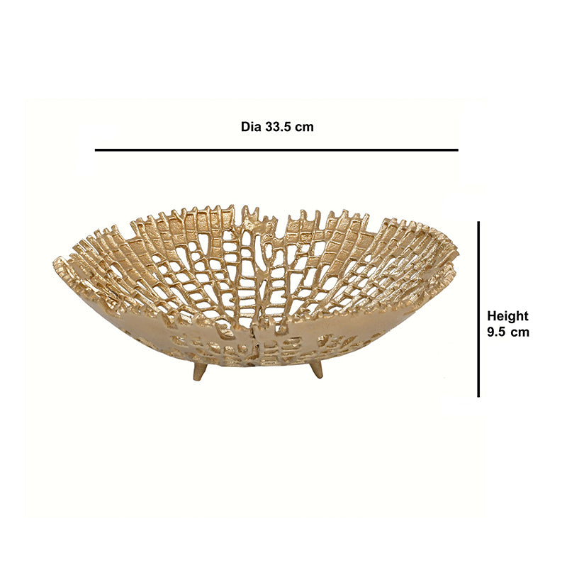Web Werno Accent Bowl - Gold media 5