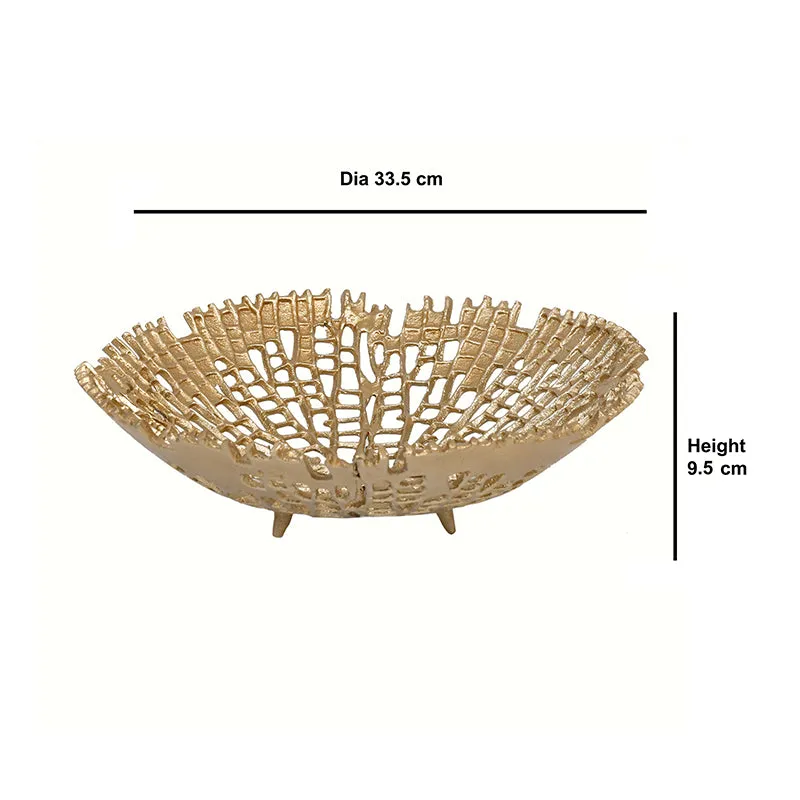 Web Werno Accent Bowl - Gold media 5