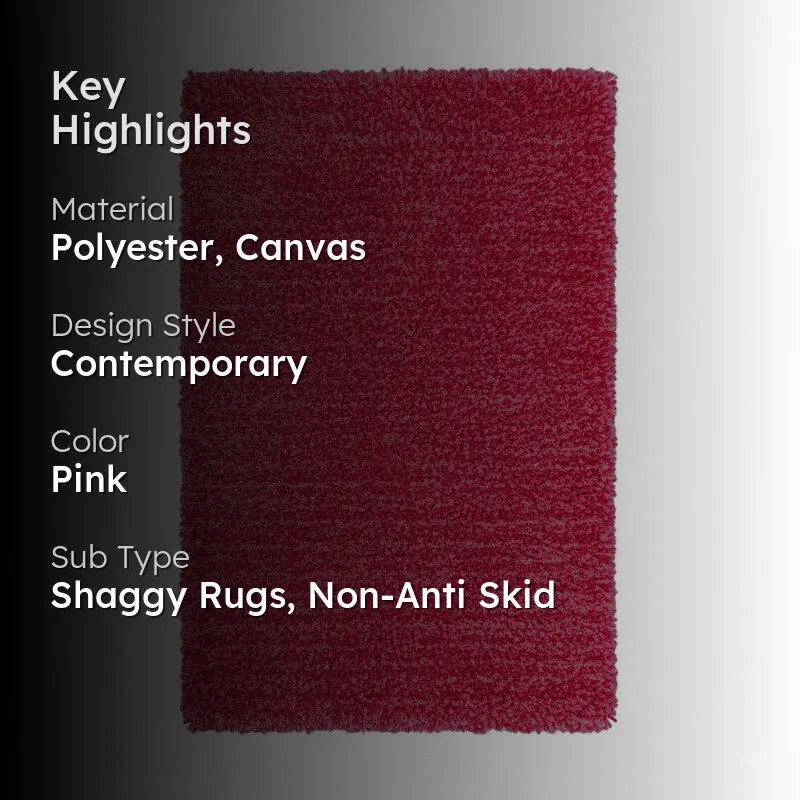 Table Tufted Woven Whisper Rug - Pink media 2